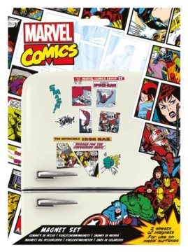 Магниты на холодильник с комиксами Marvel для детей.
