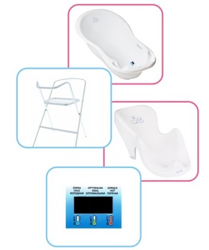 «6IN1 SET» ванна для ребенка Tega Baby Bathtub отток + аксессуары