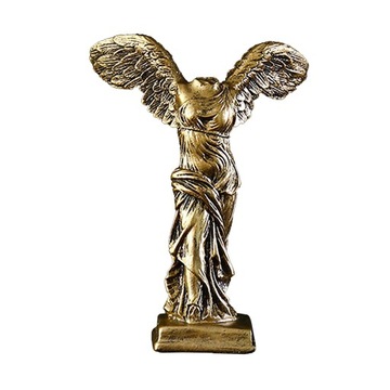 Abstrakcyjna rzeźba z żywicy Statua Figurki Retro Dekoracja Brąz Średni
