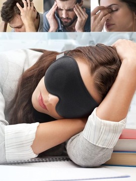 МАСКА ДЛЯ ГЛАЗ ДЛЯ СНА 3D РЕГУЛИРУЕМАЯ ДЫШАЩАЯ ЗАТЕМНЕНИЕ