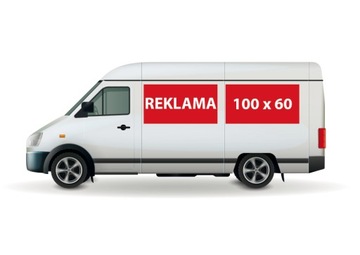 MAGNES na auto dostawcze busa LAMINAT UV 100x60cm