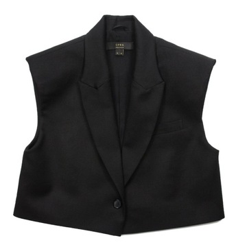 Opra Kamizelka damska Basima Black elegancka czarna r.S/M