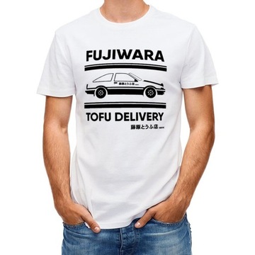ANIME MANGA Initial D AE86 Fujiwara Tofu KOSZULKA