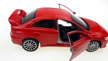 WELLY MITSUBISHI LANCER EVOLUTION X BLUE 1:34 НОВАЯ МЕТАЛЛИЧЕСКАЯ МОДЕЛЬ