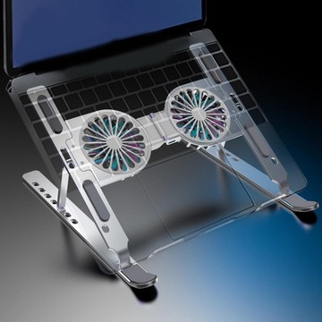 2x охлаждающая подставка для ноутбука 7, регулируемая