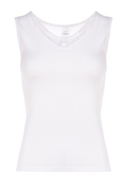 Renee Biały Top damski S/M Koronka