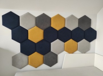 МЯГКИЕ СТЕНОВЫЕ ПАНЕЛИ СОТОВЫЕ 40,5х35 ШЕСТИГРАННИК