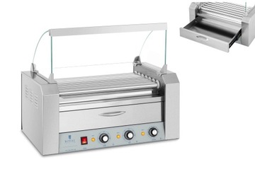 РОЛИКОВЫЙ НАГРЕВАТЕЛЬ 7 РОЛИКОВ С НАГРЕВАТЕЛЬНЫМ ЯЩИКОМ