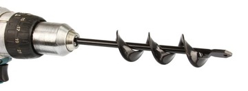 БУР ДЛЯ ПОЧВЫ ШНЕКОВЫЙ ДЛЯ БУРОВОЙ УСТАНОВКИ ОТВЕРТКА ПОЧВЕННАЯ 5Х22