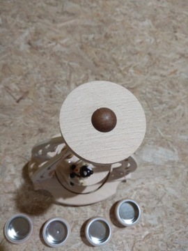 Адвент фигурка снеговика, подсвечник Dekohelden24