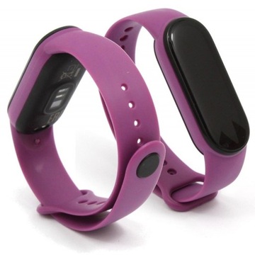 Opaska / pasek do Xiaomi Mi Band 5 6 7 fioletowa 2