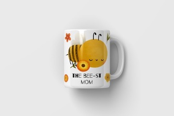 КРУЖКА, ПОДАРОК ​​НА ДЕНЬ МАТЕРИ НА ДЕНЬ РОЖДЕНИЯ - ПЧЕЛКА - ST MOM - BEST