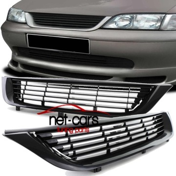 GRILL JOM BEZ ZNACZKA OPEL VECTRA B 96-02 CZARNY