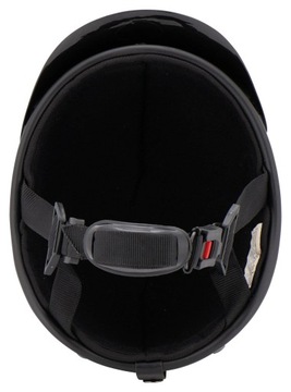 Черный матовый мотоциклетный шлем Peanut Braincap XL