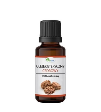 Olejek eteryczny cedrowy 10ml - VitaFarm