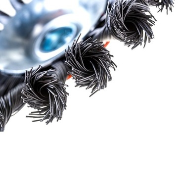 ПРОВОЛОЧНАЯ ДИСКОВАЯ ЩЕТКА ДЛЯ УГЛОВОЙ ШЛИФОВАЛЬНОЙ МАШИНЫ, BRIDNED GRINDER, 100 мм M14