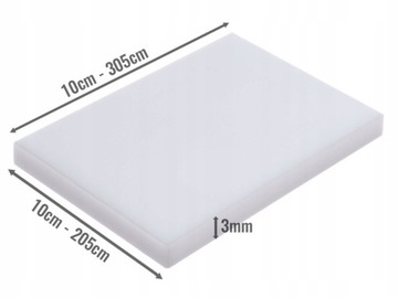 PLEKSA / PLEXA BIAŁA Na Wymiar - 3mm