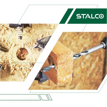 НАБОР СВЕРЛ 7x Сверла по дереву ДЛИННЫЕ СПИРАЛЬНЫЕ Сверла 4–12 мм для гипсокартона