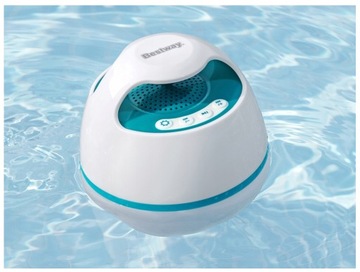Głoścnik LED Pływający MUSIC WAVE z Bluetooth Światło LED Do Basenu IP67