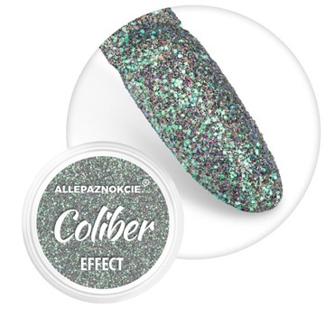 Pyłek Ozdoby Do Paznokci Coliber Effect Brokat Holo Drobinki Wybór Kolorów