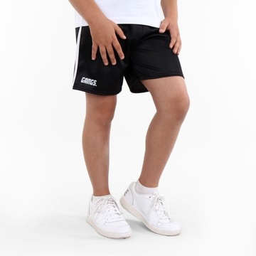 Короткие спортивные шорты на бандах PE [R 134]