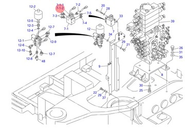 CEWKA ZAWORU 1901741403 TAKEUCHI TB1140 TB1160W