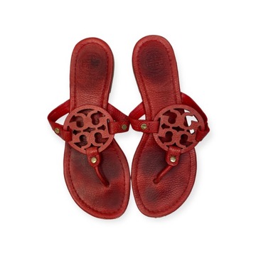 Klasyczne japonki damskie czerwone Tory Burch 36