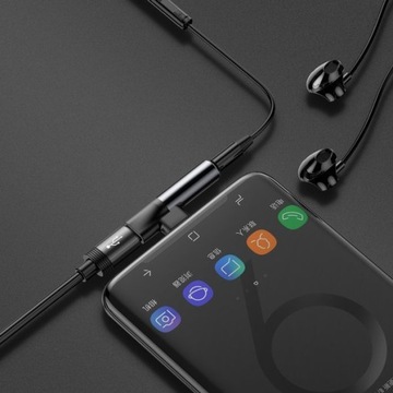 Аудиоадаптер Baseus USB Type-C mini jack 3,5 мм