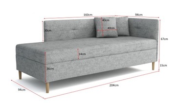 ФАМИРА односпальная кровать 90 х 200 см - бонелл