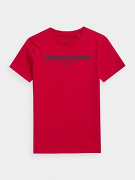 ФУТБОЛКА ДЛЯ МАЛЬЧИКОВ 4F ХЛОПКОВАЯ ФУТБОЛКА 134