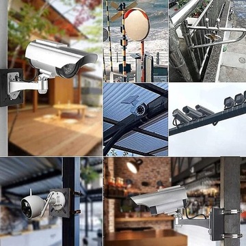 МЕТАЛЛИЧЕСКИЙ НАСТЕННЫЙ КРЕПЛЕНИЕ ДЛЯ КАМЕРЫ С 2 КОЛЬЦАМИ