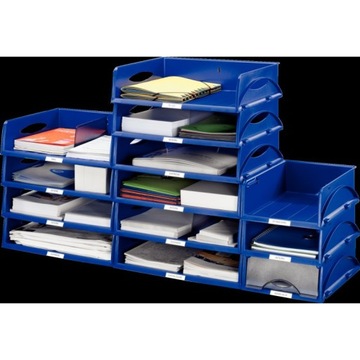 ПОЛКА ДЛЯ ДОКУМЕНТОВ LEITZ PLUS SORTY СТАНДАРТНАЯ СИНЯЯ