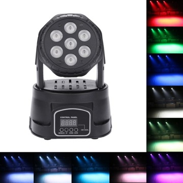 Подвижная фара 105 Вт 9/14 каналов DMX512