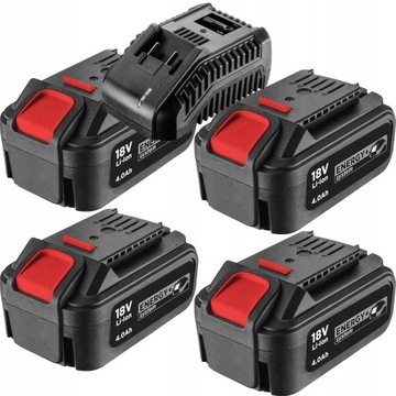 Набор электроинструментов 18V 4x4ah+2ah Graphite 18el