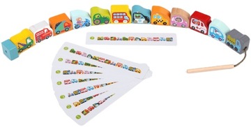 ДЕРЕВЯННЫЕ РЕЗЬБОВЫЕ АВТОМОБИЛИ CUBIKA БЛОКИРУЮТ 13 ЭЛЕМЕНТОВ.