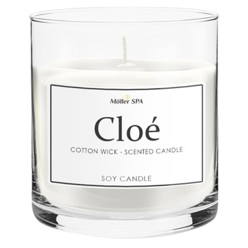 Möller SPA ZAPACH CHLOE - NATURALNA SOJOWA ŚWIECZKA ZAPACHOWA ZAPACH PERFUM