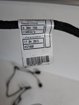 BMW F06 F12 F13 INSTALACE PDC SVAZEK 9270016