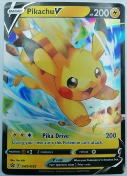 Black Star Promos | Pikachu V SWSH285 | LIGHTNING | Karty Pokemon TCG
