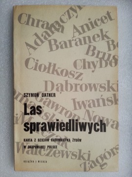 Las sprawiedliwych z dziejów ratownictwa żydów