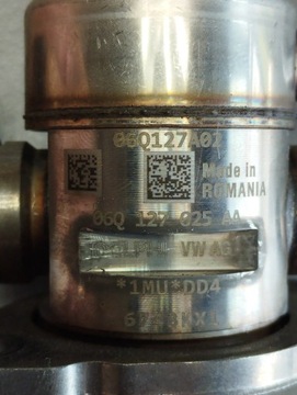 AUDI S3 A3 8Y 2.0 TFSI ČERPADLO PALIVA VSTŘIKOVAČE JAKO NOVÁ 4KM 06Q127025AA