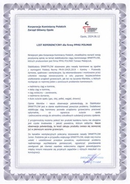 ФИЛЬТР POLMAR РЕГУЛЯТОР ТЯМОХОДА ДЛЯ ДЫМОХОДА SMARTFLOW RC14 EKOPROJEKT