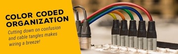 Длинный микрофонный кабель GLS Audio Profesional XLR — XLR, 7,6 м