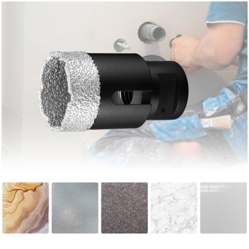 НАБОР АЛМАЗНЫХ КОРОНОК ДЛЯ БЕТОНА СВЕРЛА СВЕРЛА 11 шт. 6-68ММ