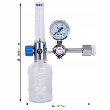 Кислородный ингалятор Редуктор давления Регулятор