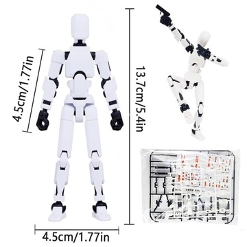 НАБОР ИЗ 5 ФИГУР РОБОТОВ 13 СУСТАВОВ ПОВИЖНЫЕ СУСТАВЫ ОРУЖИЕ ДЛЯ КОЛЛЕКЦИИ