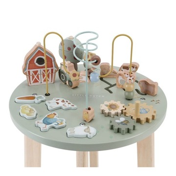 LITTLE DUTCH Drewniany stolik edukacyjny Little Farm Farma