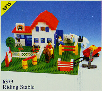 Конюшня LEGO System Classic Town для верховой езды (6379)