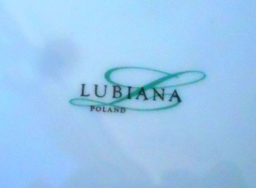 Фарфоровый сервиз LUBIANA - тарелка, блюдце, кружка.