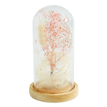 Mała Lampa Kopułkowa Szklana Kopuła Lampka Nocna R