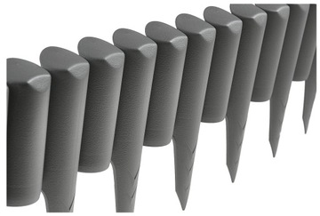 GARDEN PALISADE UV Графитовый / Серый край садового забора 240см